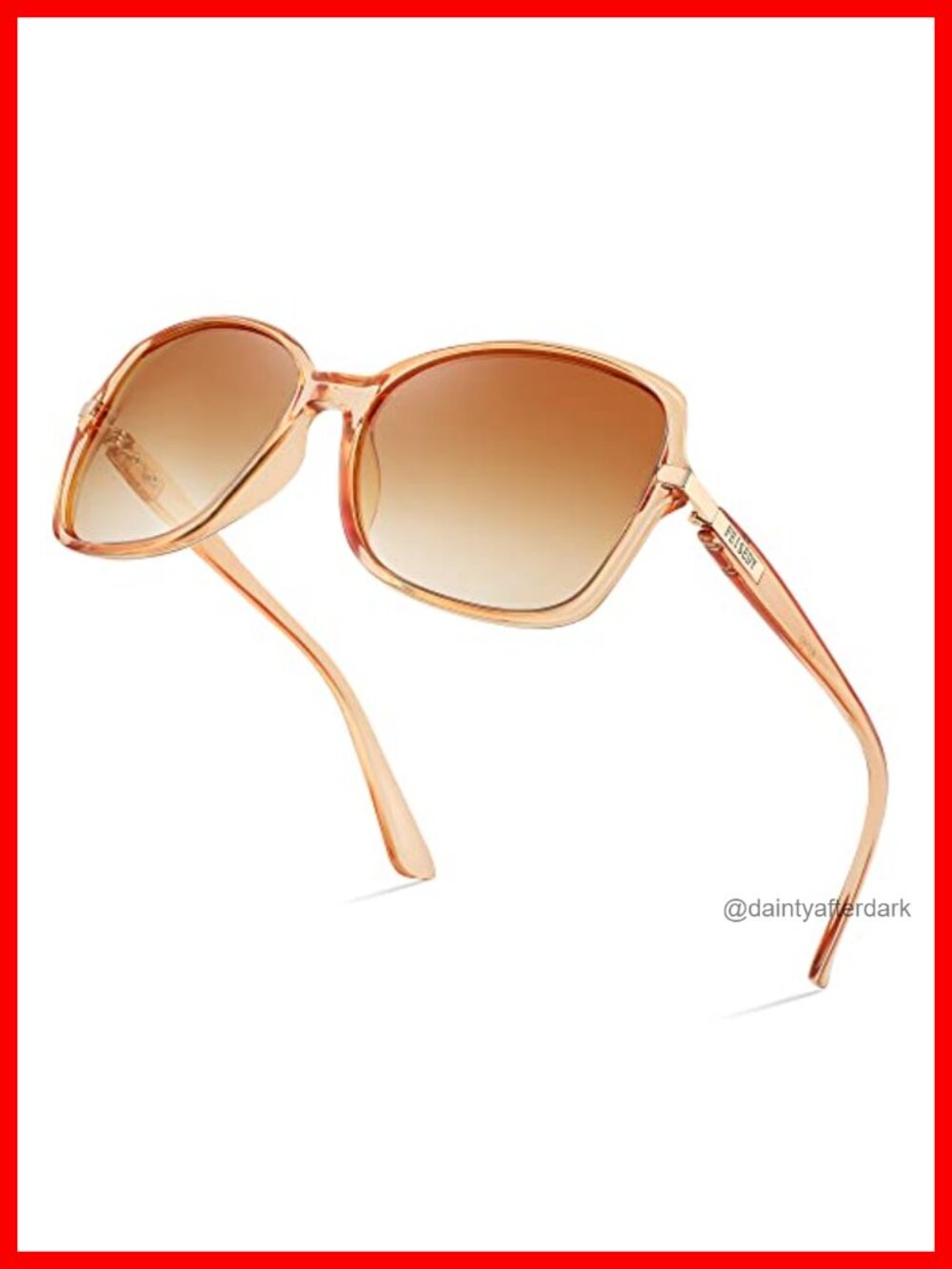 Polarized Square Sunglasses UV400 Anti Glare Full Frame Unisex Shades